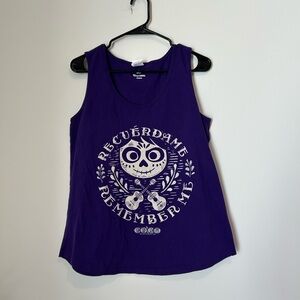 Coco Recuerdame Remember Me XL Women’s Purple Tank Top